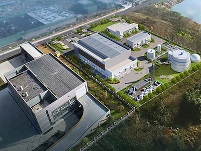 Proyek Pengolahan Sampah Makanan Terpadu Kabupaten Jintang, Chengdu, Sichuan