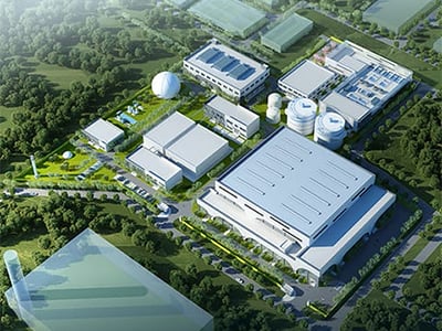 Proyek Pengolahan Limbah Makanan Qianzishan, Wuhan, Hubei