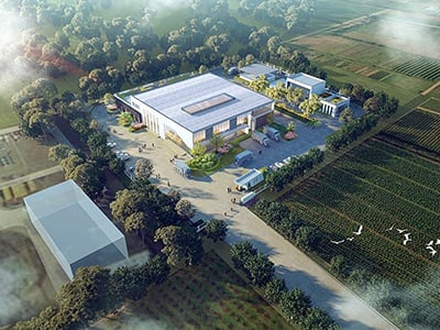 Fasilitas Pemindahan Sampah Vertikal, Kabupaten Deqing, Huzhou, Zhejiang