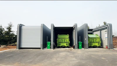 Stasiun Pengangkutan Pemadat Sampah Pintar