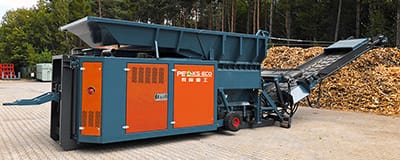 Penghancur Limbah Poros Ganda Mobile