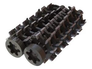 Penghancur Limbah Poros Ganda Mobile