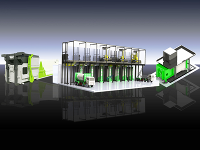 Stasiun Pengangkutan Pemadat Sampah Pintar