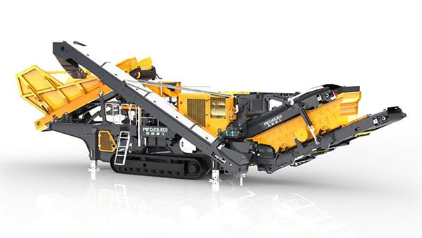 Mobile Impact Crusher dengan Screening