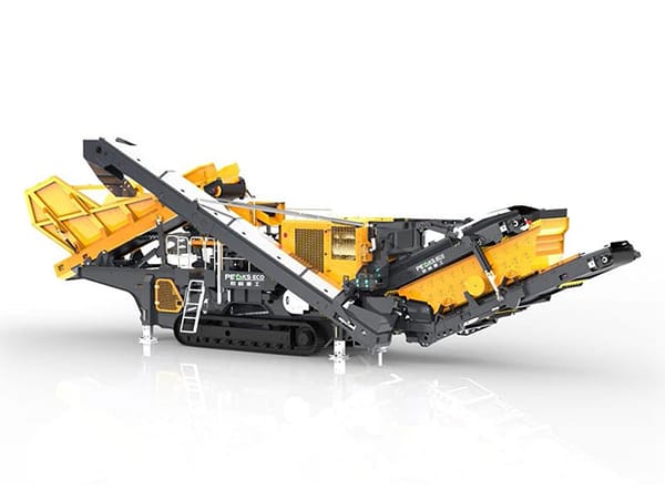 Mobile Impact Crusher dengan Screening