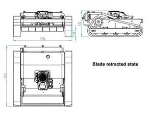 Mesin Pemotong Rumput Tipe Crawler