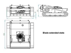 Mesin Pemotong Rumput Tipe Crawler