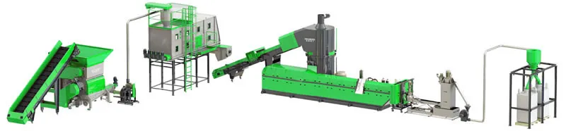 Lini Granulasi Plastik (Plastic Granulation Line)
